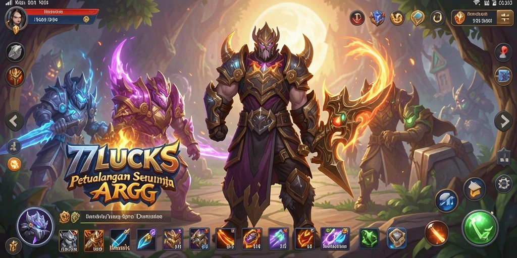 Tampilan gameplay ARPG yang menegangkan dan menawan.