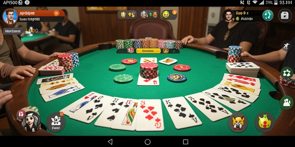 Tampilan menarik dari gameplay Gaple di API5000.