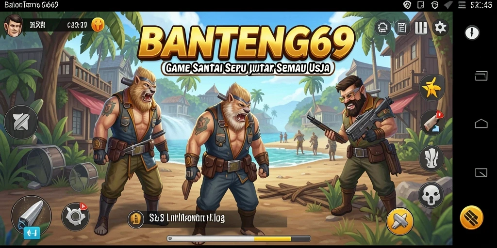 Tampilan gameplay seru dan menghibur dari BANTENG69.