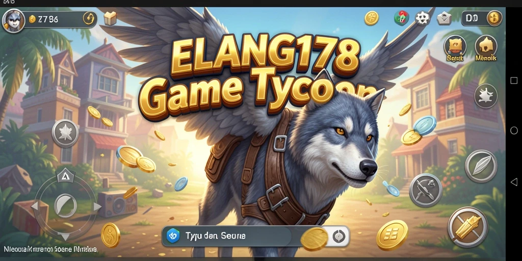 Tampilan gameplay yang menarik dari ELANG178 sebagai game Tycoon.