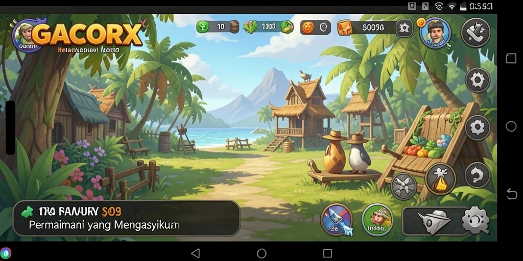 Tampilan gameplay GACORX yang seru dan menantang.