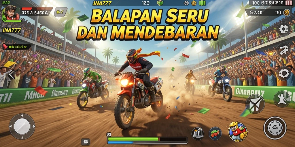 Tangkapan layar dari gameplay mendebarkan di INA777.