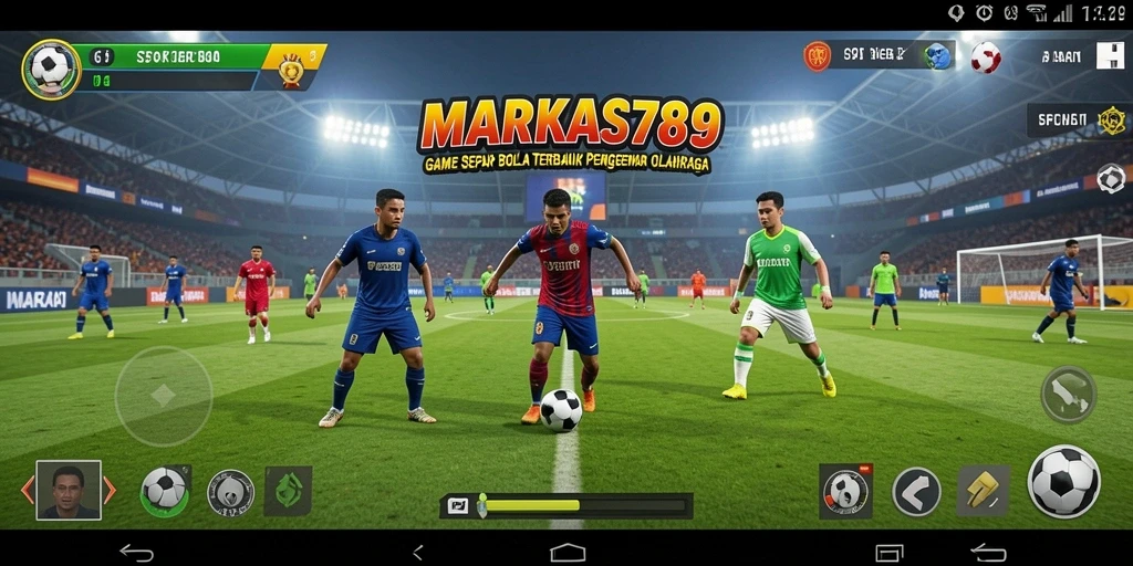 Tampilan gameplay seru MARKAS789 saat pertandingan berlangsung.