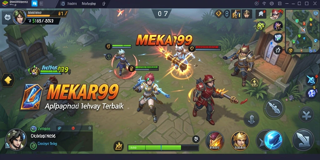 Tampilan antarmuka MEKAR99 yang sederhana dan efisien.