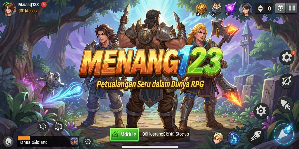Tampilan seru gameplay RPG di MENANG123 yang penuh tantangan.