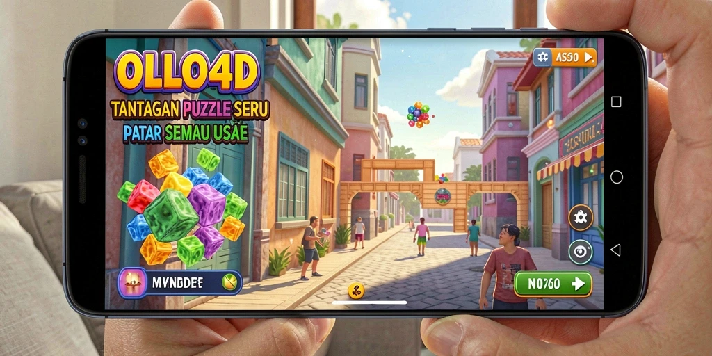 Tampilan gameplay OLLO4D yang menantang dan interaktif.