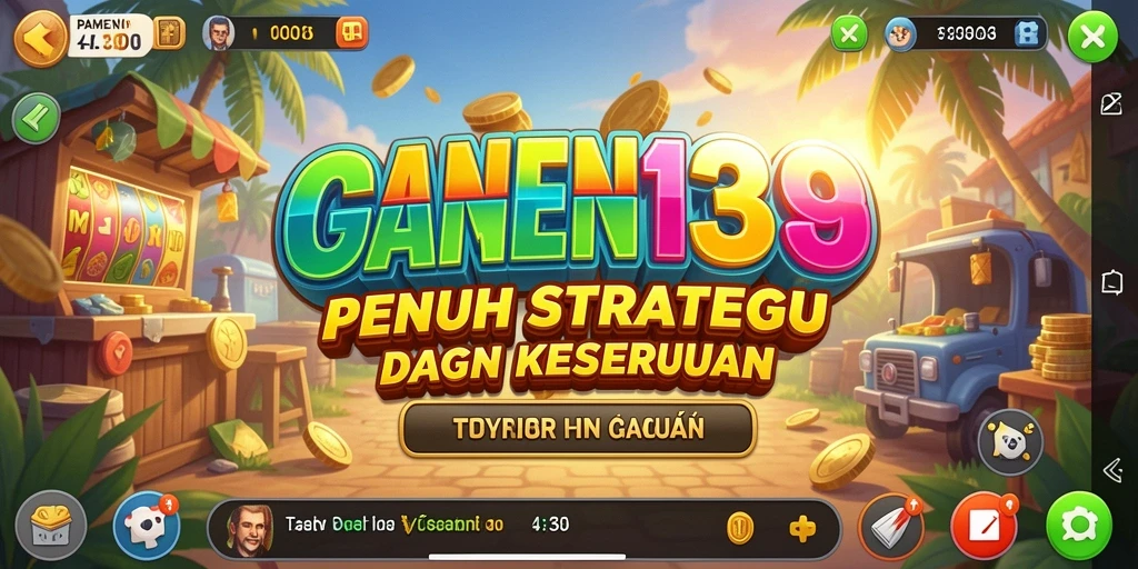 Tampilan gameplay <strong>PANEN138</strong> dengan bisnis yang sedang dikelola.