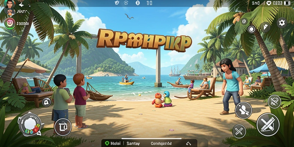 Tangkapan layar RPRPRP menampilkan gameplay yang seru dan menarik.