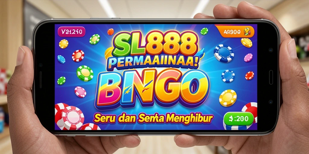 Tampilan gameplay seru SL888 dengan suasana permainan Bingo yang menyenangkan.