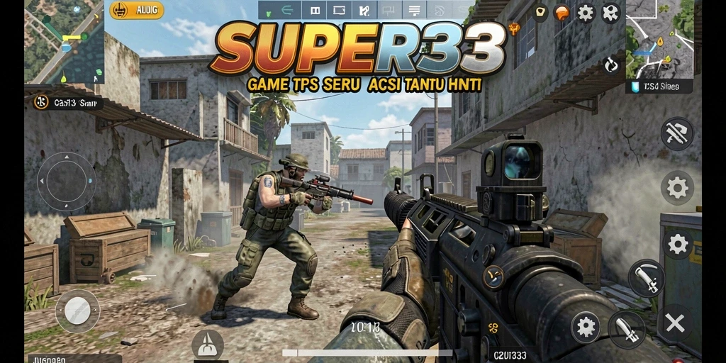 Gameplay menarik di SUPER33 dengan aksi tembak-menembak yang mendebarkan.
