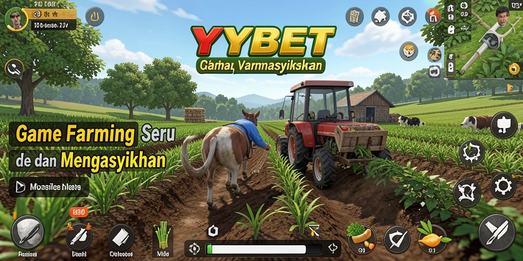 Gameplay menarik dalam dunia pertanian yang luas.